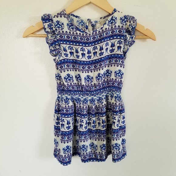 Peek Other - peek Blue & White Dress